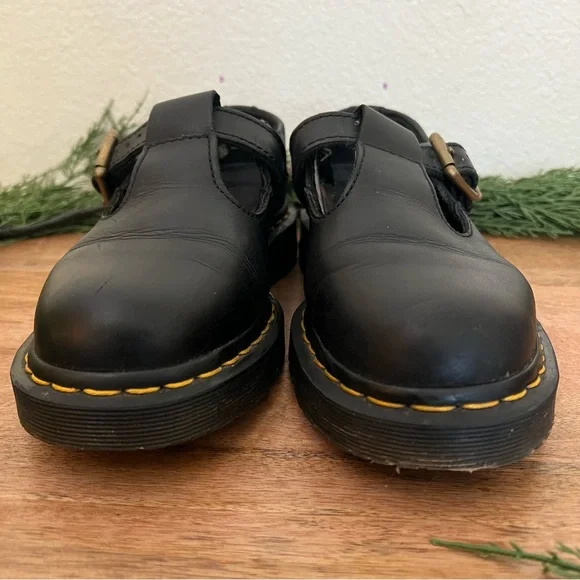 Dr. Martens Black Mary Jane Shoes - Picture 2 of 13